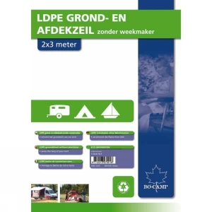 bo-camp grondzeil zndr weekmkr 2x3 meter