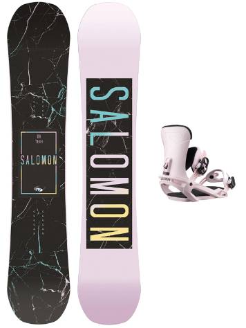 Salomon Yeah dames snowboard Pink binding – 138 | Sportief Tilburg