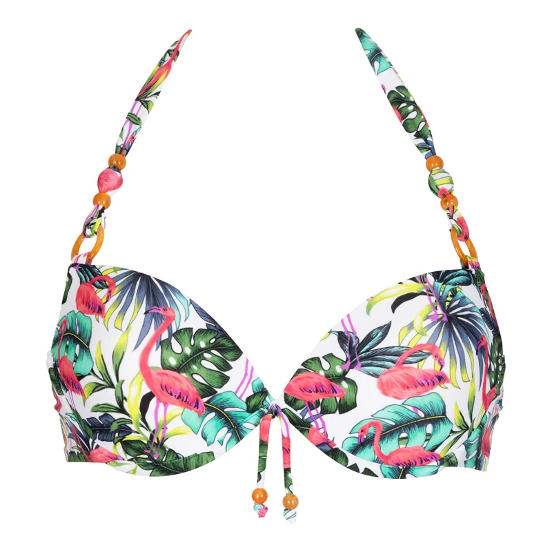 Lingadore - Laos Halterneck BH - bikini top - Flamingo print
