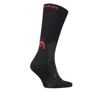 HEAD - Hike crew blk/red unisex - wandelsokken - unisex - zwart/rood