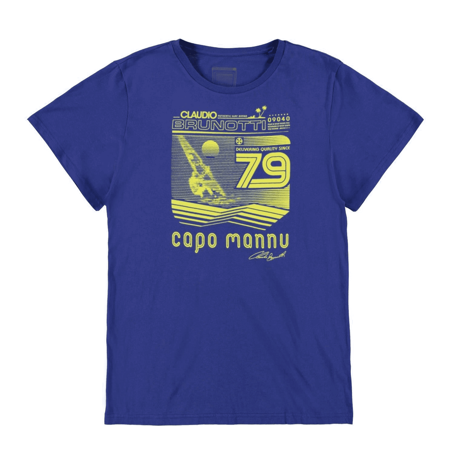 mesh Bezwaar huurder Brunotti – Andante T-shirt – blauw | Sportief Tilburg