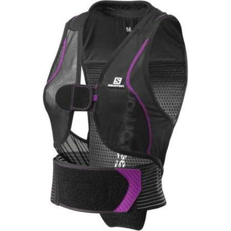 Salomon - back protector flexell wmn blk/purple