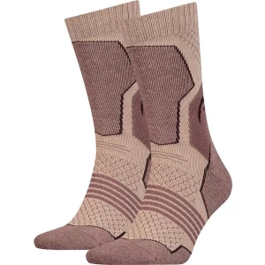 HEAD - Hiking Crew 2-pack wandelsok bruin