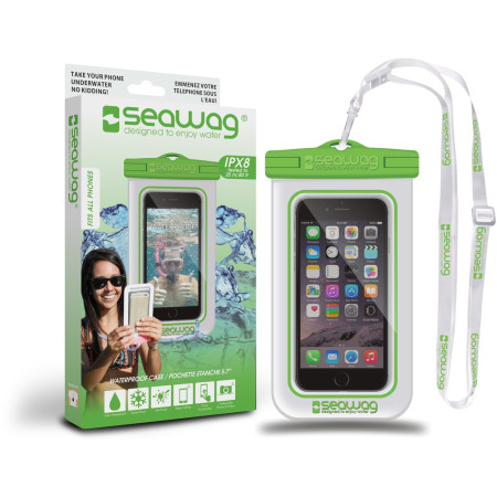Seawag waterdichte case -smartphone - wit/ groen