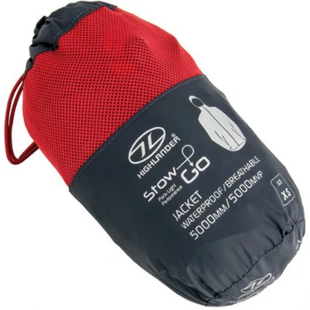 Highlander stow & go regenjas - Charcoal grey - Afbeelding 2