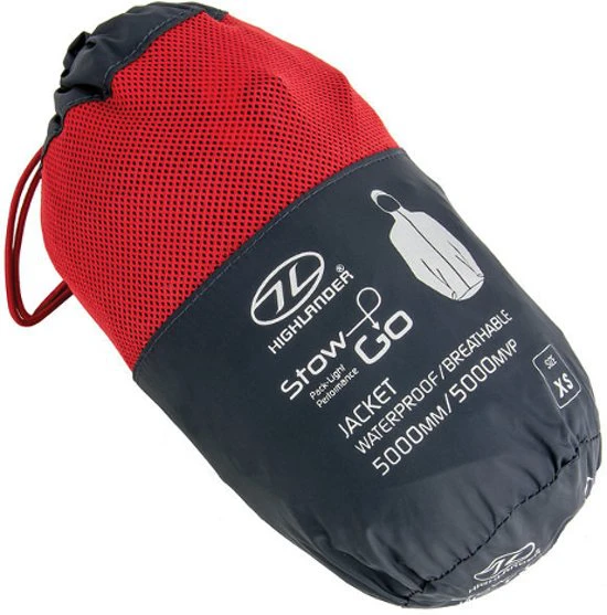 Highlander stow & go regenjas - Charcoal grey - Afbeelding 2