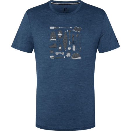 Super Natural - heren T-shirt - Camp gear - dark denim