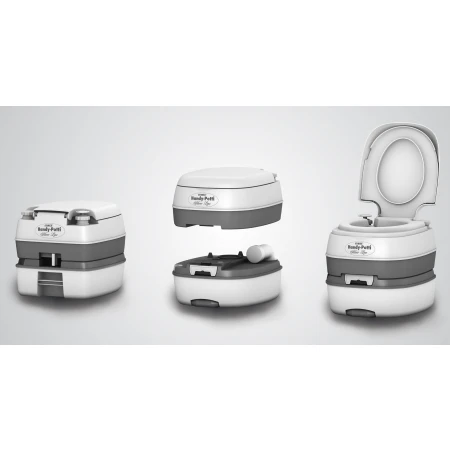 STIMEX - Chemisch toilet - Handy potti silverline - Afbeelding 3