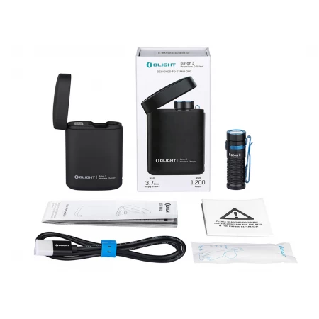 OLIGHT Baton 3 premium kit zwart - Afbeelding 2