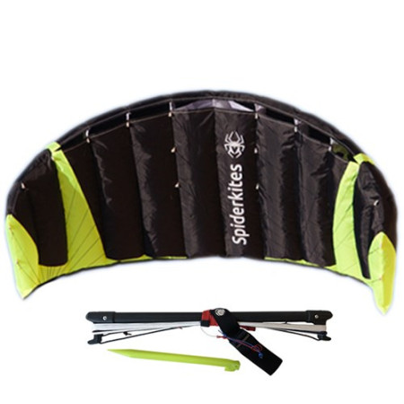 SPIDERKITES Amigo DC 1.35 geel  - ready to fly