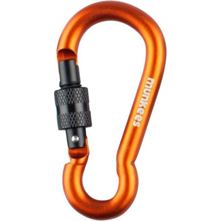 MUNKEES NEDE pear-shape karabiner  screw-lock