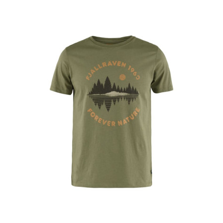 FJALLRAVEN Forest mirror t-shirt - groen