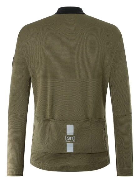 Super Natural Men Gravier Jersey - Olive Jet Black - Afbeelding 2
