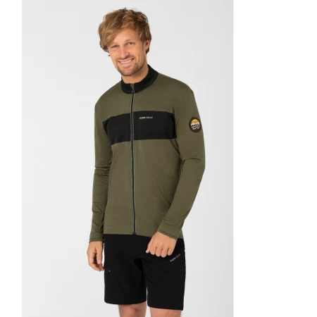 Super Natural Men Gravier Jersey - Olive Jet Black - Afbeelding 3