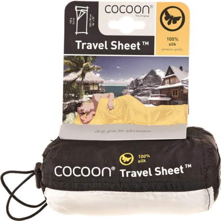 COCOON Travelsheet 100%silk natural - Afbeelding 3
