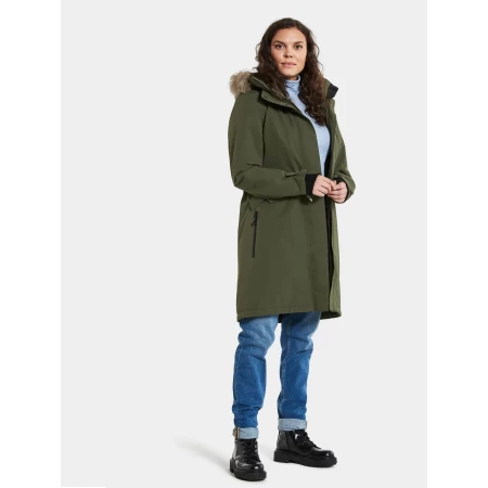 DIDRIKSONS Erika Parka Dames - Groen - Afbeelding 3