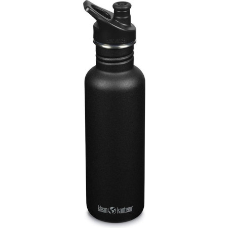 KLEAN KANTEEN Classic drinkfles 800ml SportCap - zwart