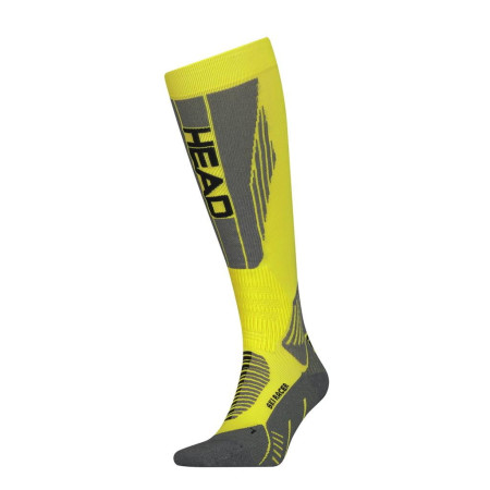 Head sokken Skisokken Racer yellow