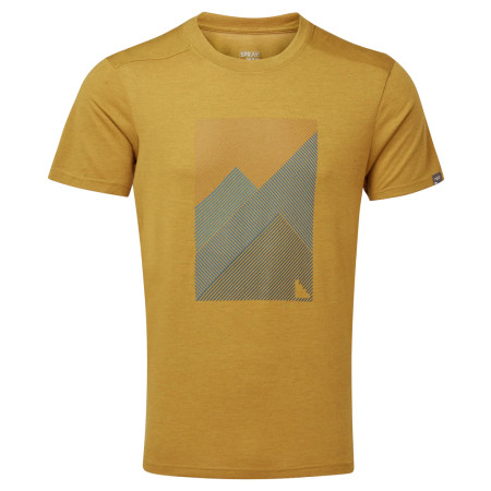 SPRAYWAY Abstract tee tobacco