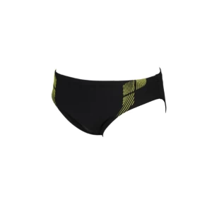 ARENA M Streak Brief | Black/Soft Green