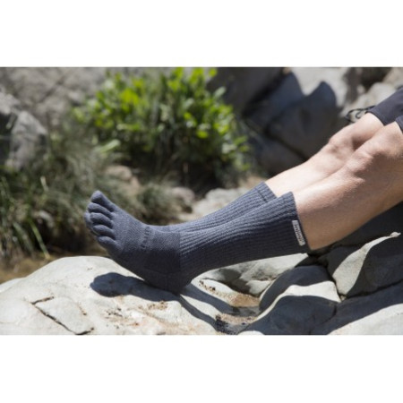 Injinji Trail Midweight Crew Coolmax Granite - Afbeelding 3