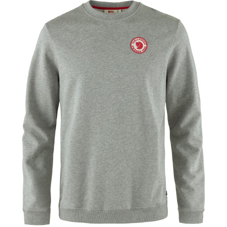 FJALLRAVEN 1960 Logo badge sweater mannen grey melange