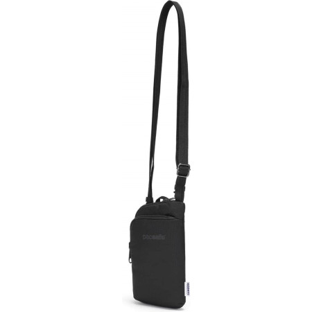PACSAFE econyl crossbody/schouder tas zwart - Afbeelding 2