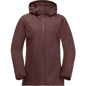 JACK WOLFSKIN Fernblick 2L Jacket W | Dark Maroon