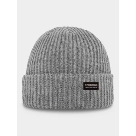 POEDERBAAS Royal rib beanie grey