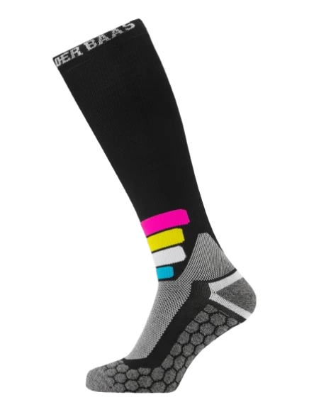 POEDERBAAS Tech Ski Socks compress Merino | Black