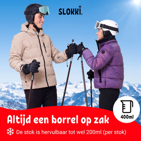 SLOKKI - skistok met drank-bidon - Afbeelding 5