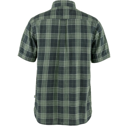 Fjällräven Övik Travel Shirt SS M | Green/Navy - Afbeelding 2