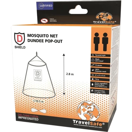 TRAVELSAFE Pop-out Klamboe | 2 Personen - Afbeelding 3