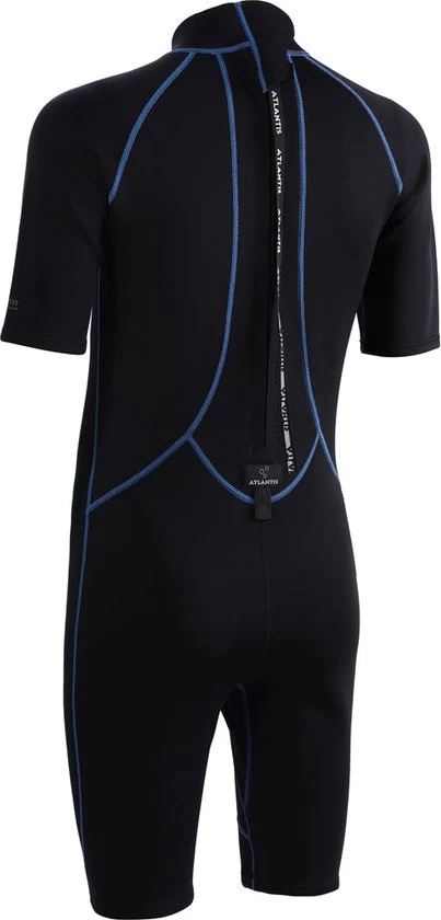 Atlantis 2mm Adventure Shorty Wetsuit | Black/Blue - Afbeelding 2