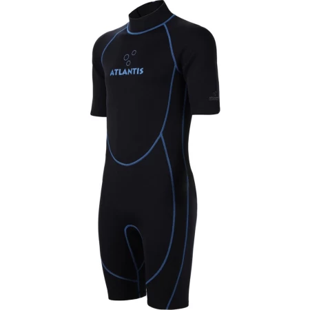 Atlantis 2mm Adventure Shorty Wetsuit | Black/Blue - Afbeelding 3