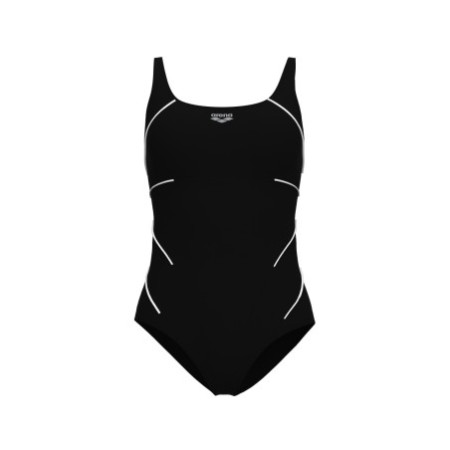 ARENA Jewel W One Piece Low C-cup | Black White - Afbeelding 2