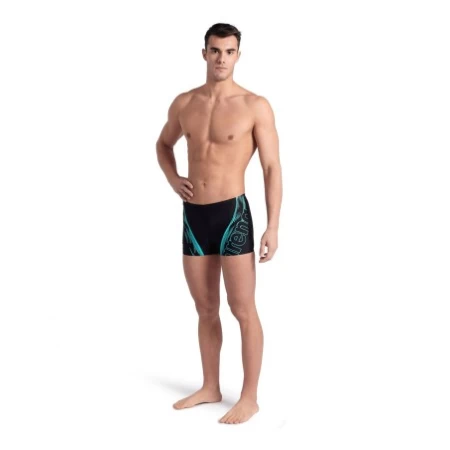 ARENA M Swimshort | Graphic Black Water - Afbeelding 2