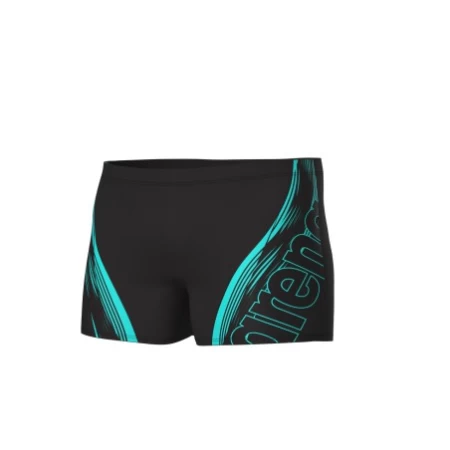 ARENA M Swimshort | Graphic Black Water