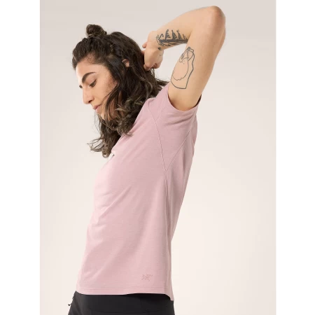 ARC'TERYX Taema Crew SS W | Alpine Rose Heather - Afbeelding 3