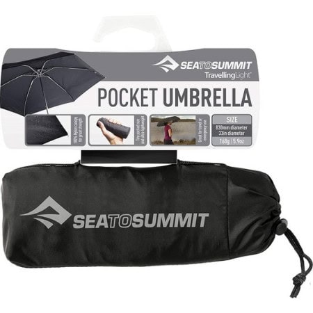 SEA TO SUMMIT Pocket Umbrella | Black - Afbeelding 2