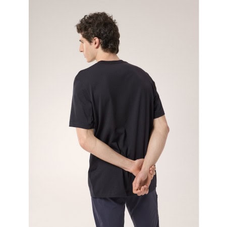 ARC'TERYX Arc'Word Logo SS M | Black II - Afbeelding 3