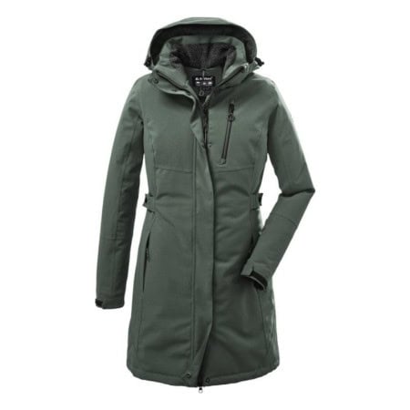Killtec Kow 165 Parka W | Groen/Grijs
