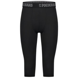 POEDERBAAS L.W. 3/4 pants baselayer M | Black