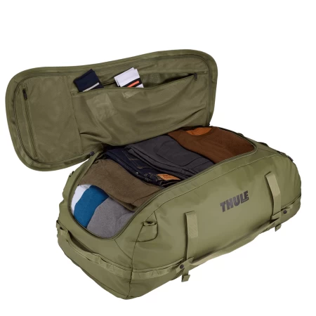 THULE Chasm 130L Duffle olivene - Afbeelding 3