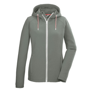 KILLTEC Kos 33 fleece jack dames - lichtgroen