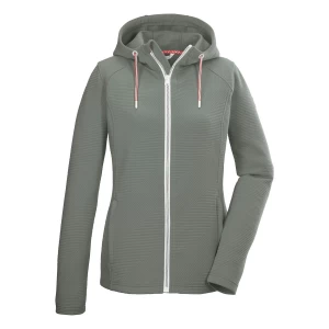 KILLTEC Kos 33 fleece jack dames - lichtgroen