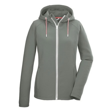 KILLTEC Kos 33 fleece jack dames - lichtgroen