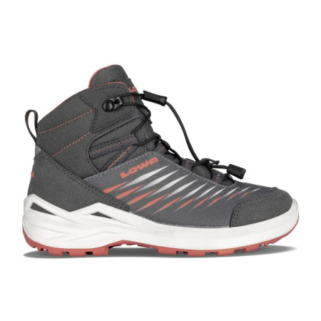 LOWA Zirrox II Gtx mid hoge wandelschoenen kinderen - donkergrijs