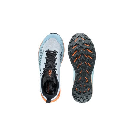 LOWA Amplux 2 trailrunschoenen heren - lichtblauw met oranje - Afbeelding 6