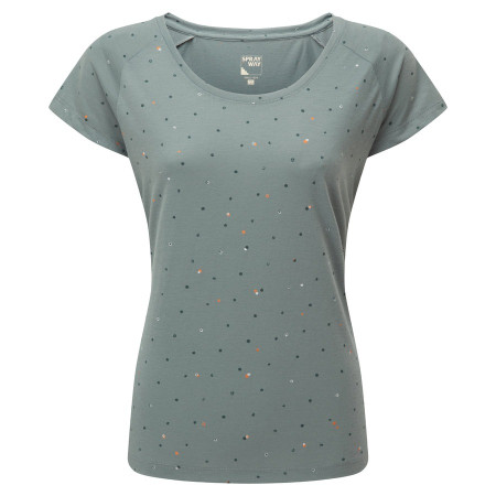 SPRAYWAY Dot T-Shirt dames - Balsam Green